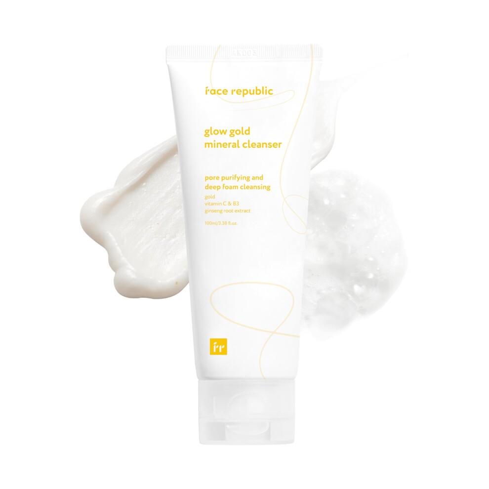 1429610279-1 Face Republic - Glow Gold Mineral Cleanser, 100ml - Image 1