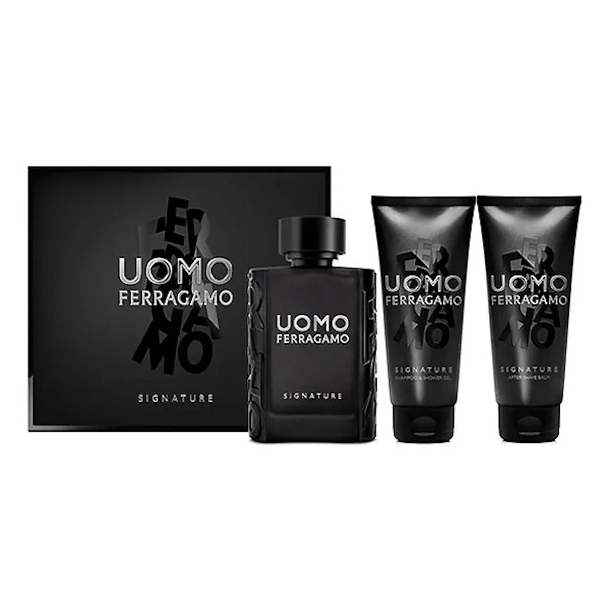 1767791191_2048x2048_695e5a579cc57 Salvatore Ferragamo – Uomo Signature Eau De Parfum 100ml + Shower Gel 100ml + After Shave Balsam 100ml - Image 1