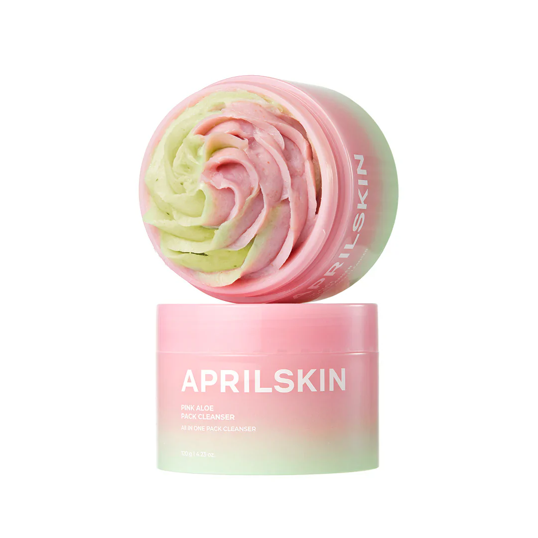 1_0b7e267d-56f1-49a1-8b18-f50b50055efd APRILSKIN - Pink Aloe Pack Cleanser, 120g - Image 1