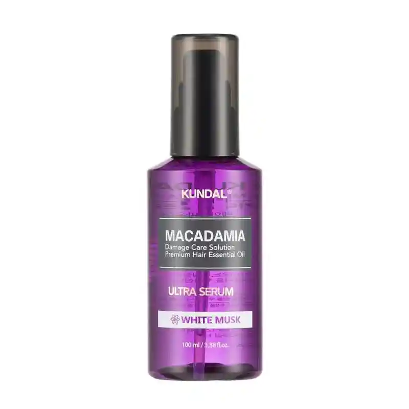 3098535-1 KUNDAL – Macadamia Hair Serum, White Musk, 100ml - Image 1