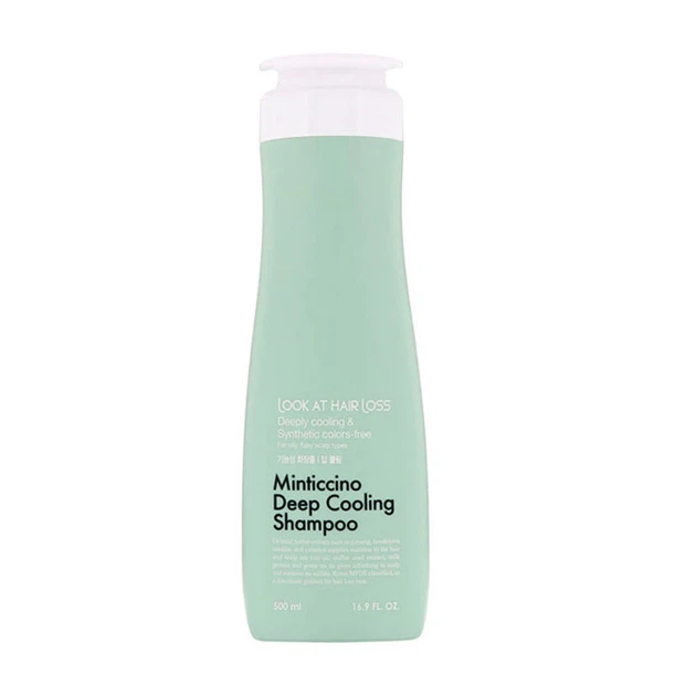 398614170 DAENG GI MEO RI - Look At Hair Plus Minticcino Deep Cooling Shampoo, 500ml - Image 1