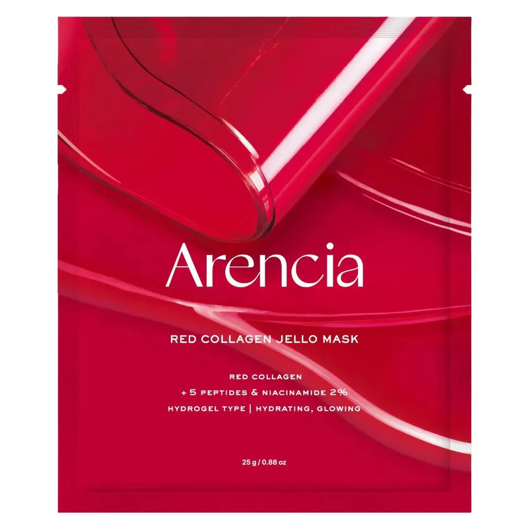 3_99d01642-94e3-405c-b116-83f0953925f5 Arencia - Red Collagen Jello Mask, 25g, 4ea - Image 1