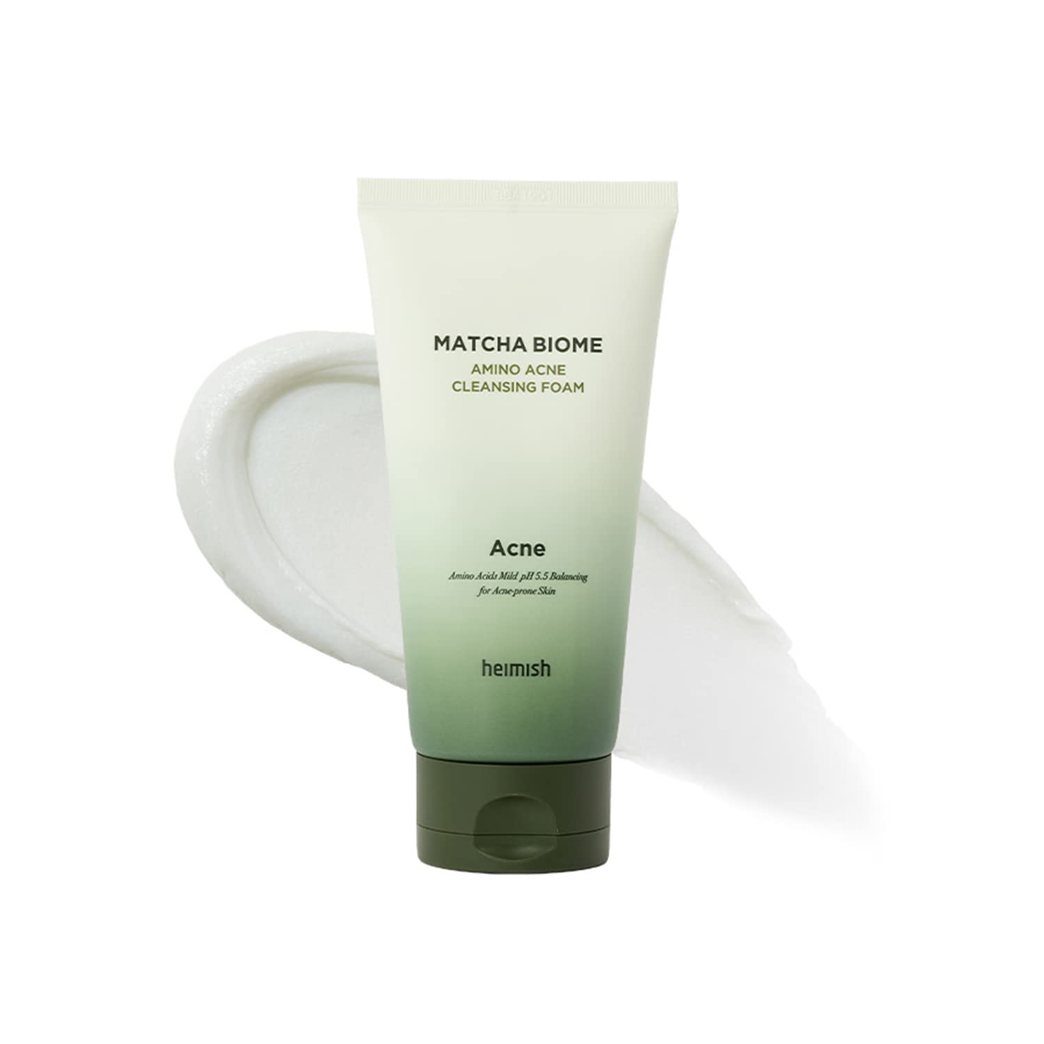 41eGySetbcL Heimish - Matcha Biome Amino Acne Cleansing Foam, 150g - Image 1