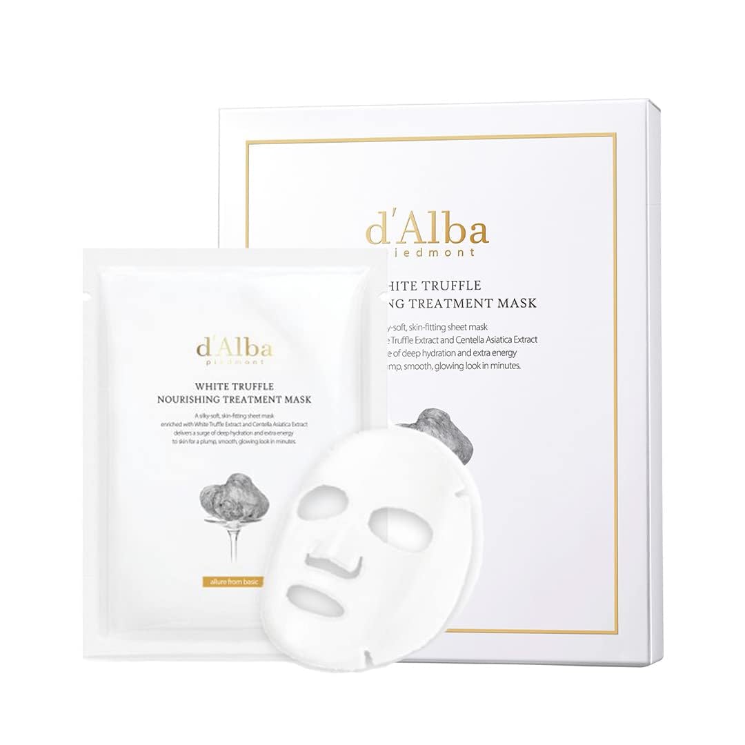 Version 1.0.0 d'Alba - White Truffle Nourishing Treatment Mask, 25ml*5ea - Image 1