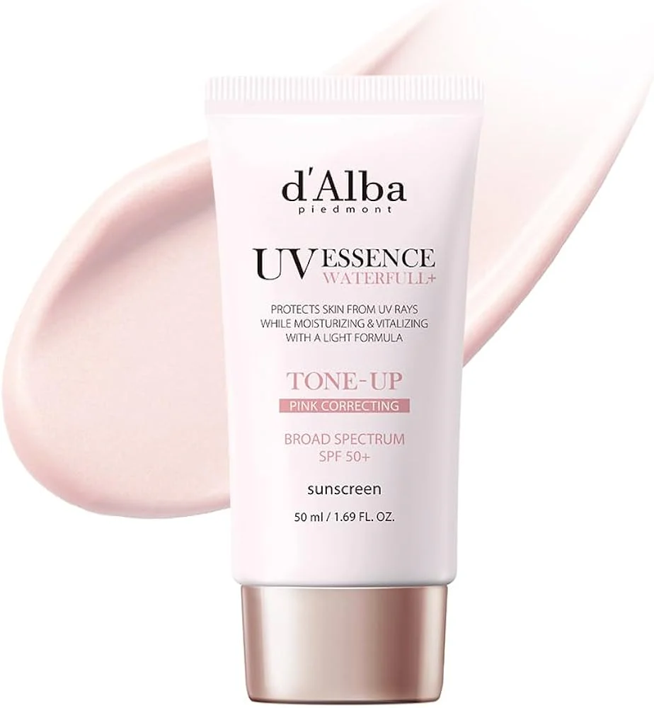 51q3gtE2ADL._AC_UF1000_1000_QL80_af4bd793-6e15-42d3-bafa-3989b4f66ec9 d'Alba - Waterfull Tone-up Sunscreen, Pink Correcting, 50ml - Image 1