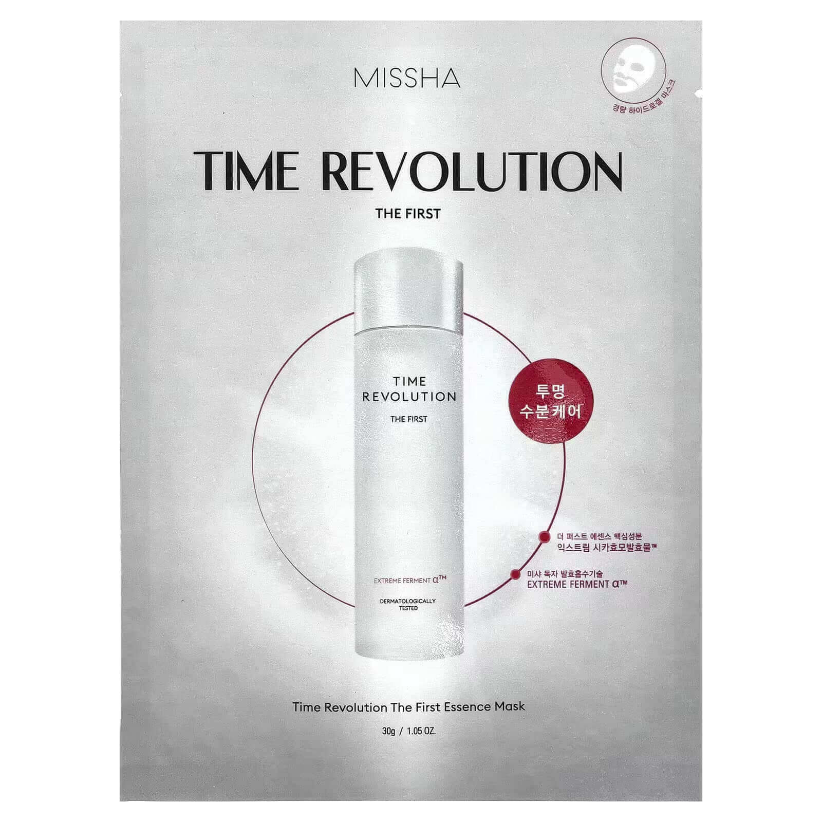 6-1-1-1 Missha - Time Revolution the First Essence Beauty Mask, 1 Sheet, 30g - Image 1