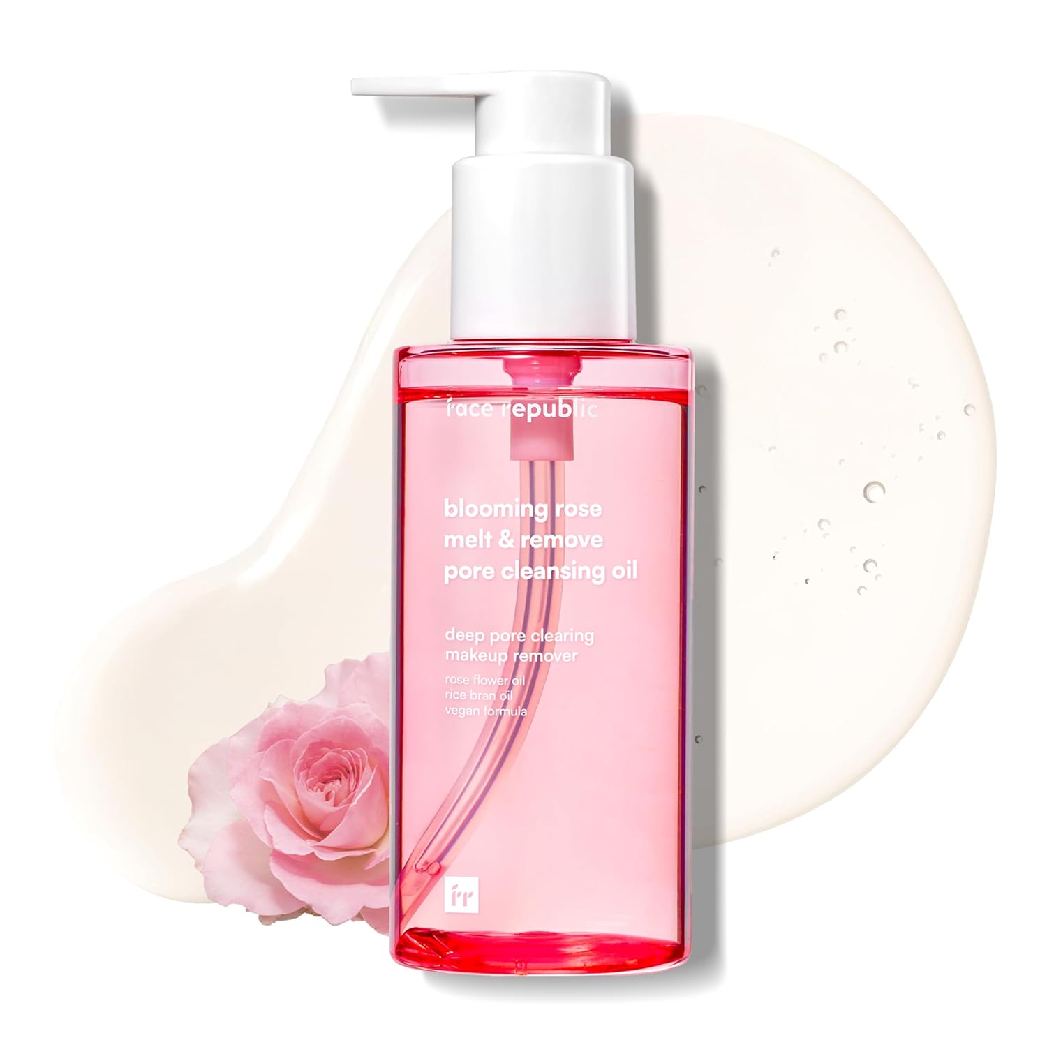 710nEK5cgKL._SL1500_ Face Republic - Blooming Rose Melt & Remove Pore Cleansing Oil, 150ml - Image 1