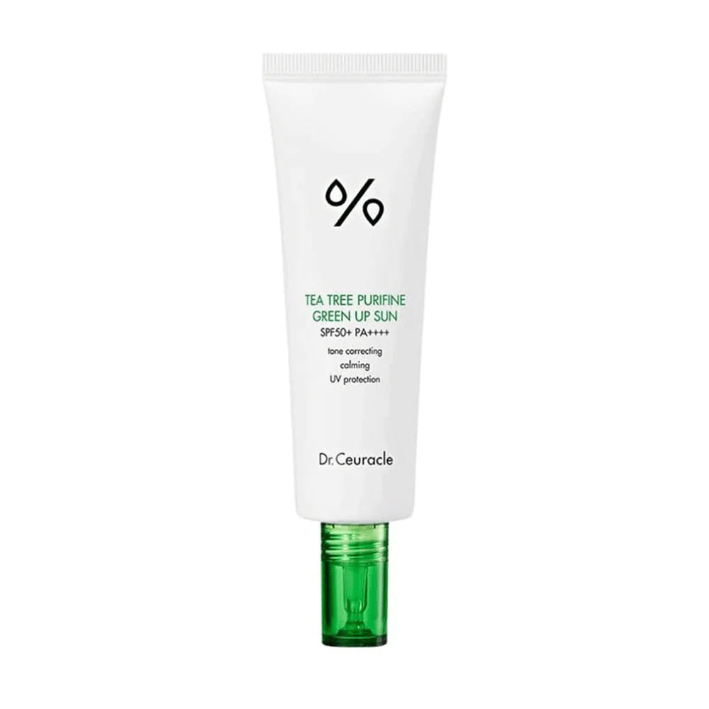 8806133615676 Dr. Ceuracle - Tea Tree Purifine Green Up Sun, 50ml - Image 1