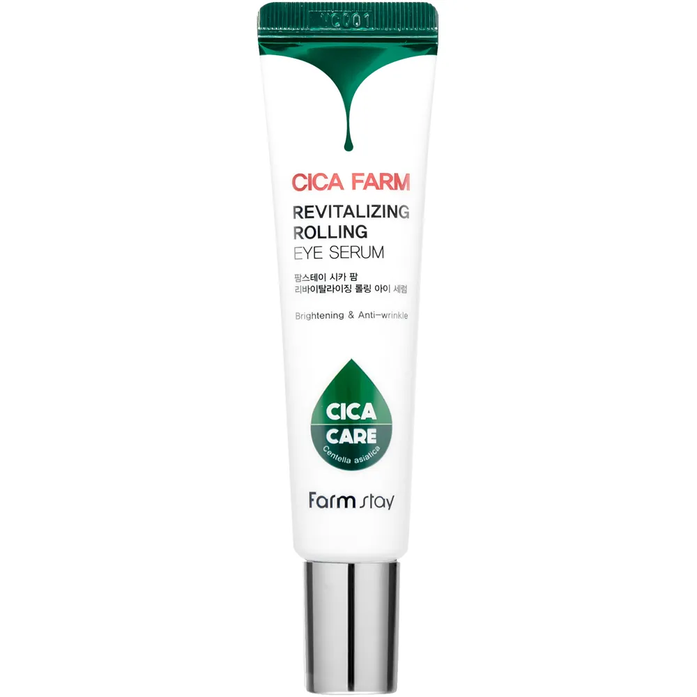8809480773549-8- Farmstay - Cica Farm Revitalizing Rolling Eye Serum, 25ml - Image 1
