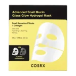 COSRX - Advanced Snail Mucin Glass Glow Hydrogel Mask, 3pcs per box