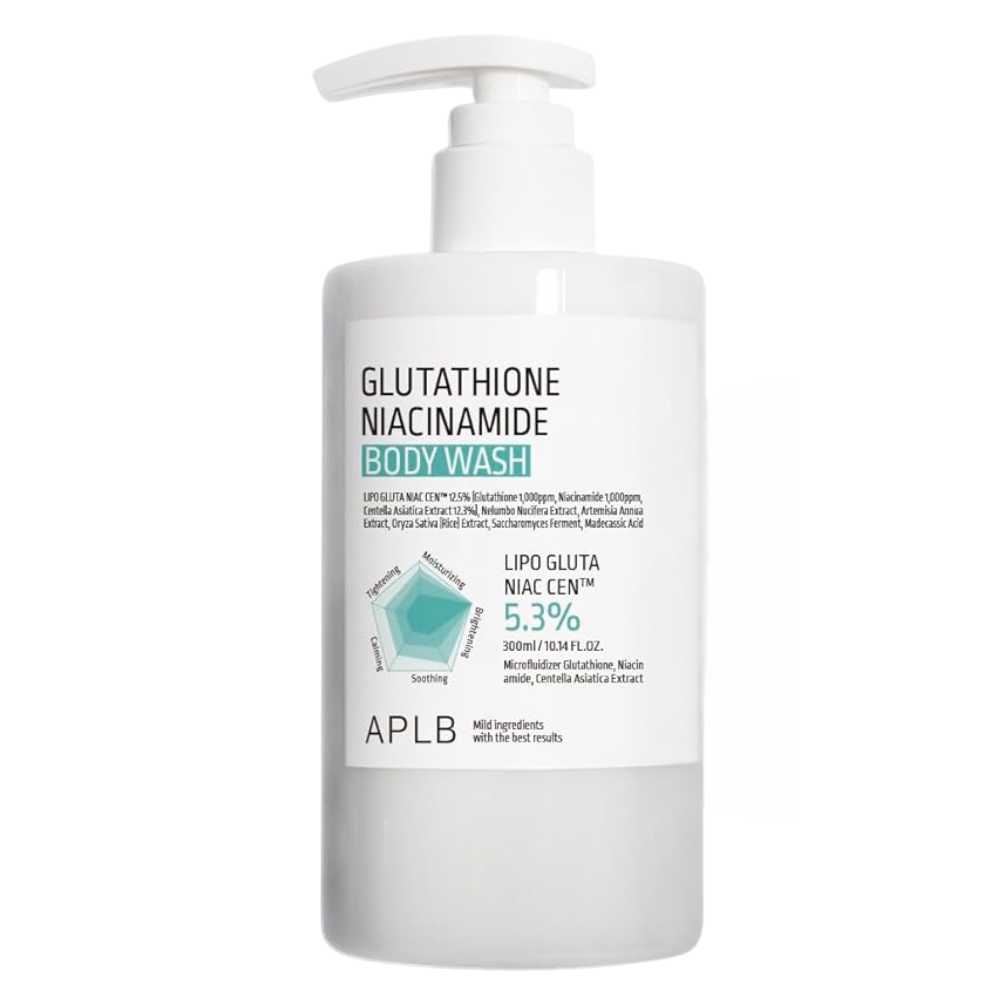 APLB-Glutathione-Niacinamide-Body-Wash-300ml-1 APLB - Glutathione Niacinamide Body Wash, 300ml - Image 1