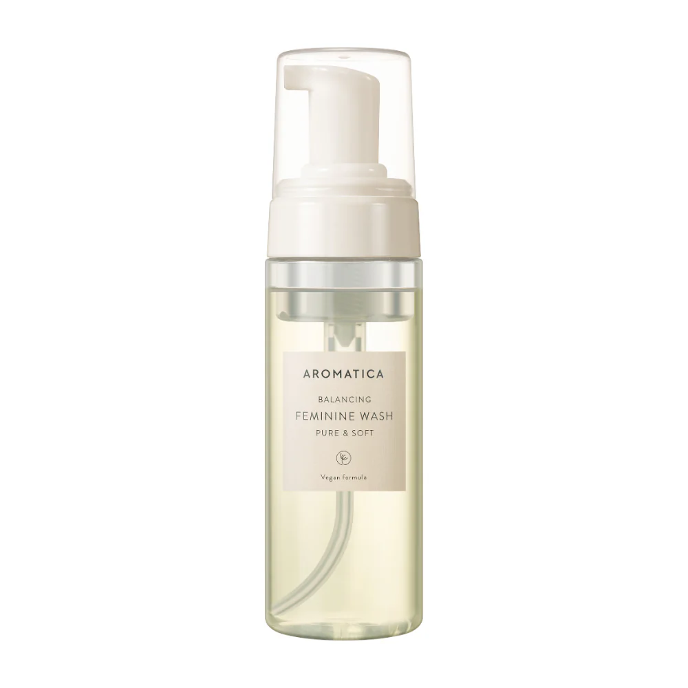 AROMATICA-Balancing-Feminine-Wash-Pure-_-Soft-170ml-Vegan-Korean-Intimate-Cleanser-PURESEOUL-UK-KBeauty-Shop Aromatica - Pure & Soft Feminine Wash, 170ml - Image 1