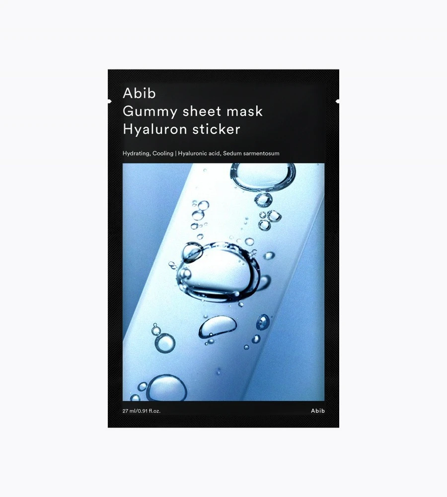 Abib-Gummy-sheet-mask-Hyaluron-Sticker-1 ABIB - Gummy Sheet Mask Hyaluron Sticker - 1ea - Image 1