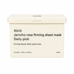 Abib - Jericho Rose Firming Sheet Mask Daily Pick, 30 sheets