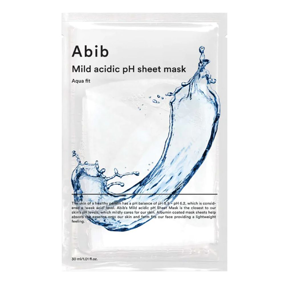Abib-Mild-Acidic-pH-Sheet-Mask-Aqua-Fit ABIB - Mild Acidic Ph Sheet Mask Aqua Fit, 1 sheet - Image 1