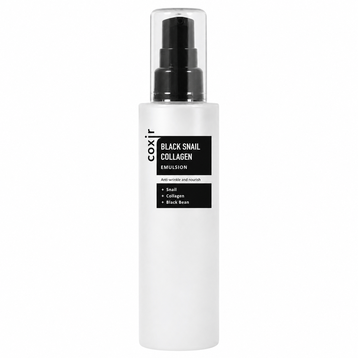 COXIR-Black-Snail-Collagen-Emulsion-100ml COXIR - Black Snail Collagen Emulsion, 100ml - Image 1