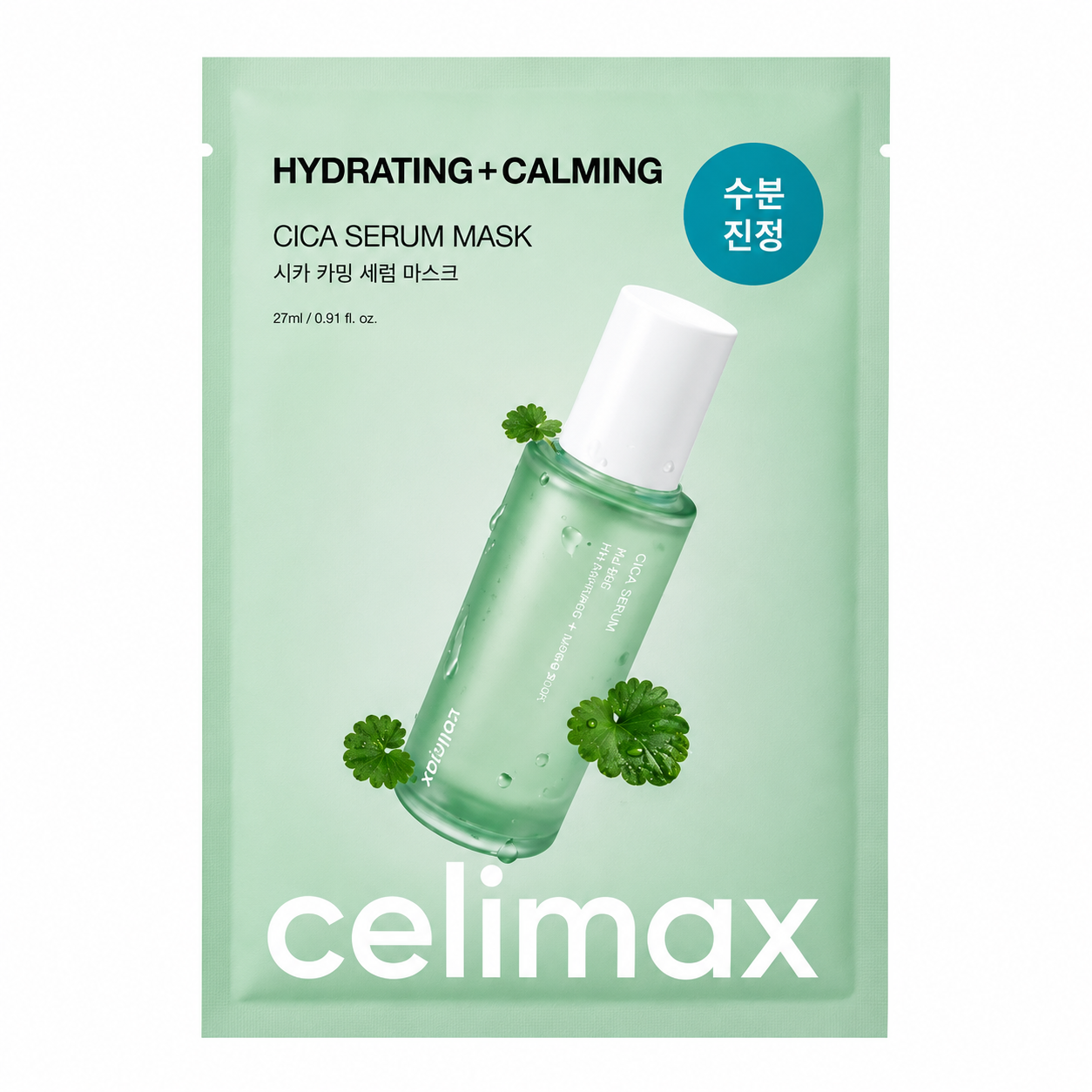 Celimax-The-Real-Cica-Calming-Ampoule-Mask-27ml-1-piece Celimax - The Real Cica Calming Ampoule Mask, 27ml, 1 piece - Image 1
