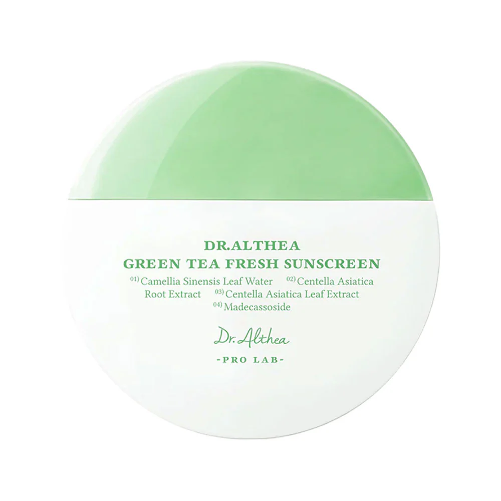 DR-ALTHEA-29-01 Dr. Althea - Green Tea Fresh Sunscreen, SPF50+ PA++++, 45ml - Image 1