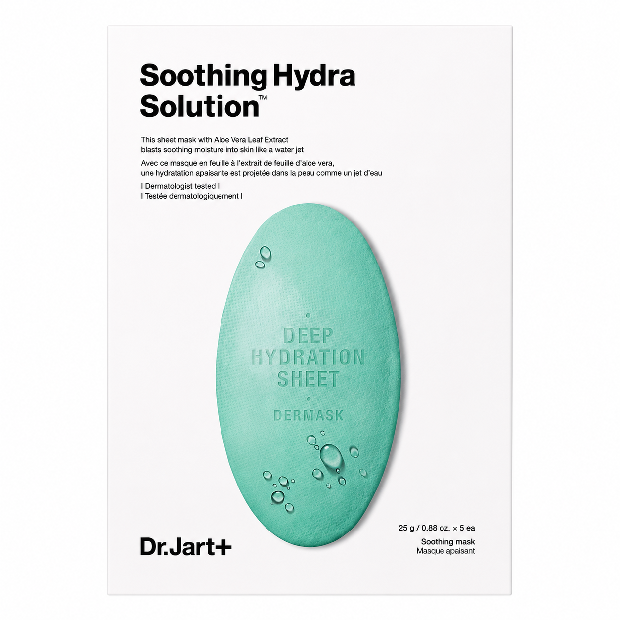 Dr.Jart-Dermask-Soothing-Hydra-Solution-Mask-Pack-5-sheets-1 Dr.Jart+ - Dermask Soothing Hydra Solution Mask Pack, 5 sheets - Image 1