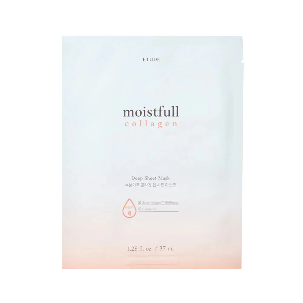 ETUDEMoistfullCollagenDeepSheetMask37ml-1 Etude House - Moistfull Collagen Deep Sheet Mask - 1pc - Image 1