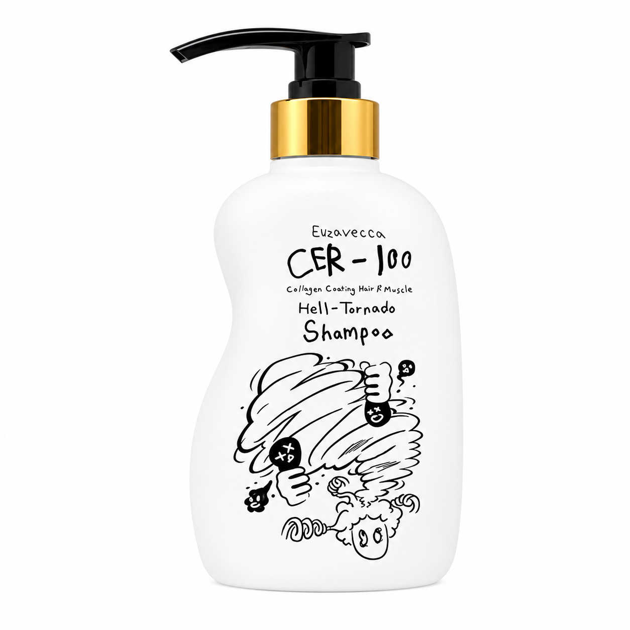 Elizavecca-CER-100-Collagen-Coating-Hair-A-Muscle-Hell-Tornado-Shampoo-500ml Elizavecca - CER-100 Collagen Coating Hair A+ Muscle Hell-Tornado Shampoo, 500ml - Image 1