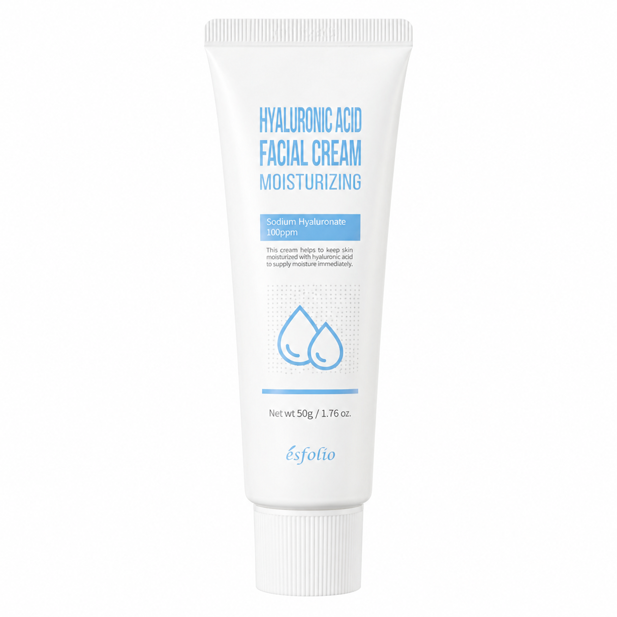 Esfolio-Hyaluronic-Acid-Facial-Cream-50g Esfolio - Hyaluronic Acid Facial Cream, 50g - Image 1