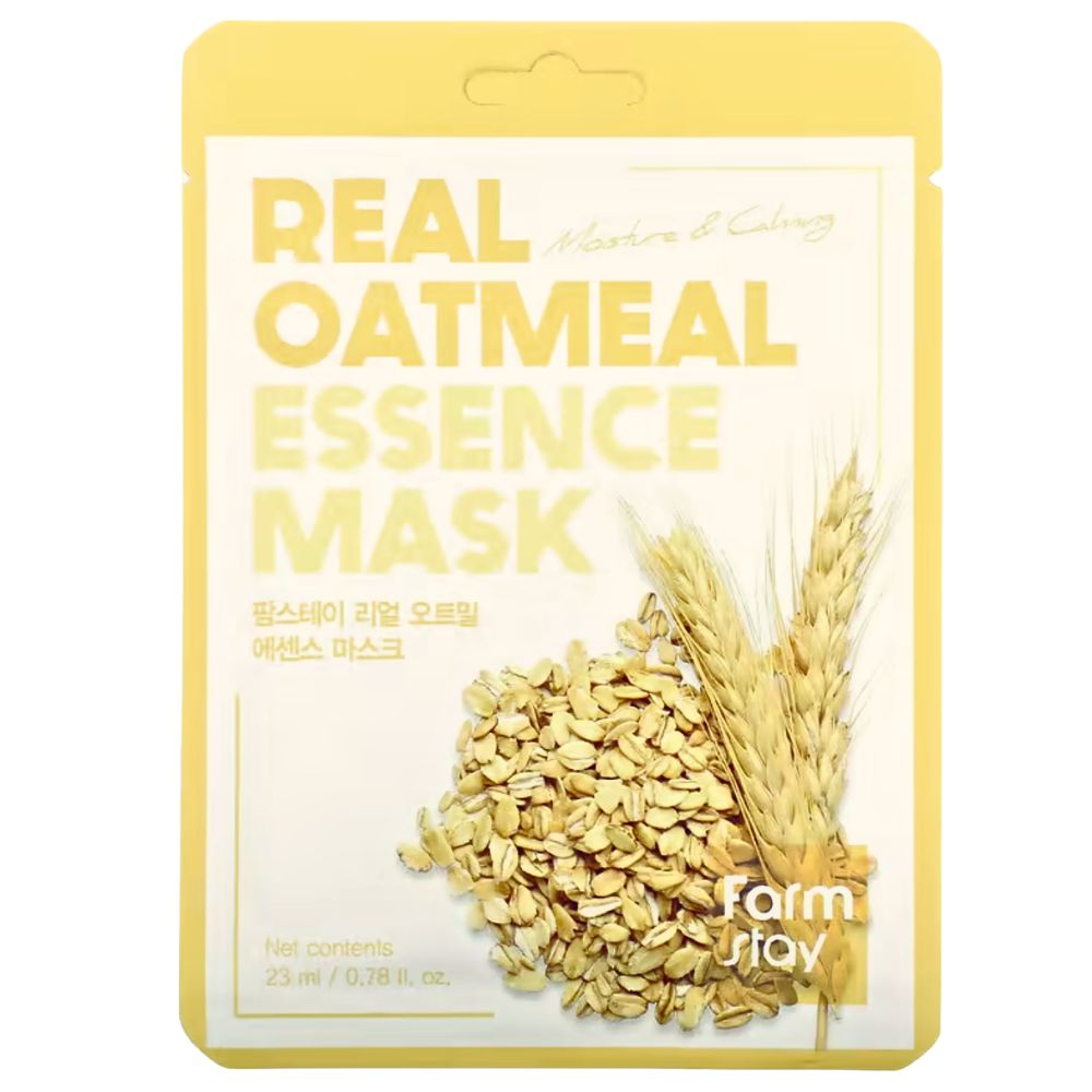 Farmstay-Real-Oatmeal-Essence-Mask-6 Farmstay – Real Oatmeal Essence Mask, 23ml - Image 1