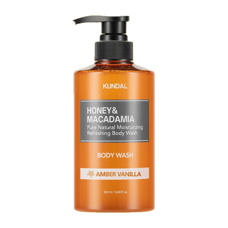 Frame-2228 KUNDAL – Honey & Macadamia Pure Body Wash, Amber Vanilla, 500ml - Image 1