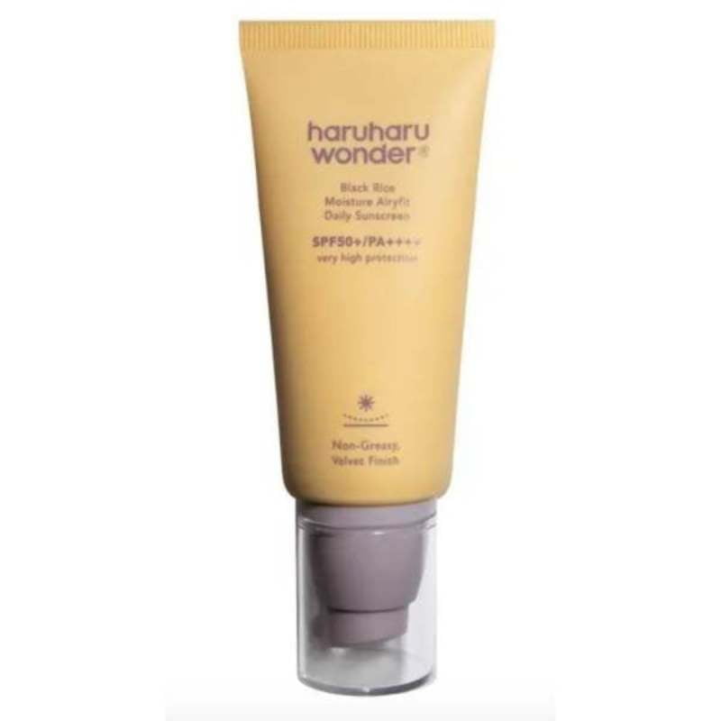 HaruHaru-Wonder-Black-Rice-Moisture-Airyfit-Sunscreen-50ml Haruharu Wonder - Black Rice Moisture Airyfit Daily Sunscreen SPF50+ PA++++, 50ml - Image 1