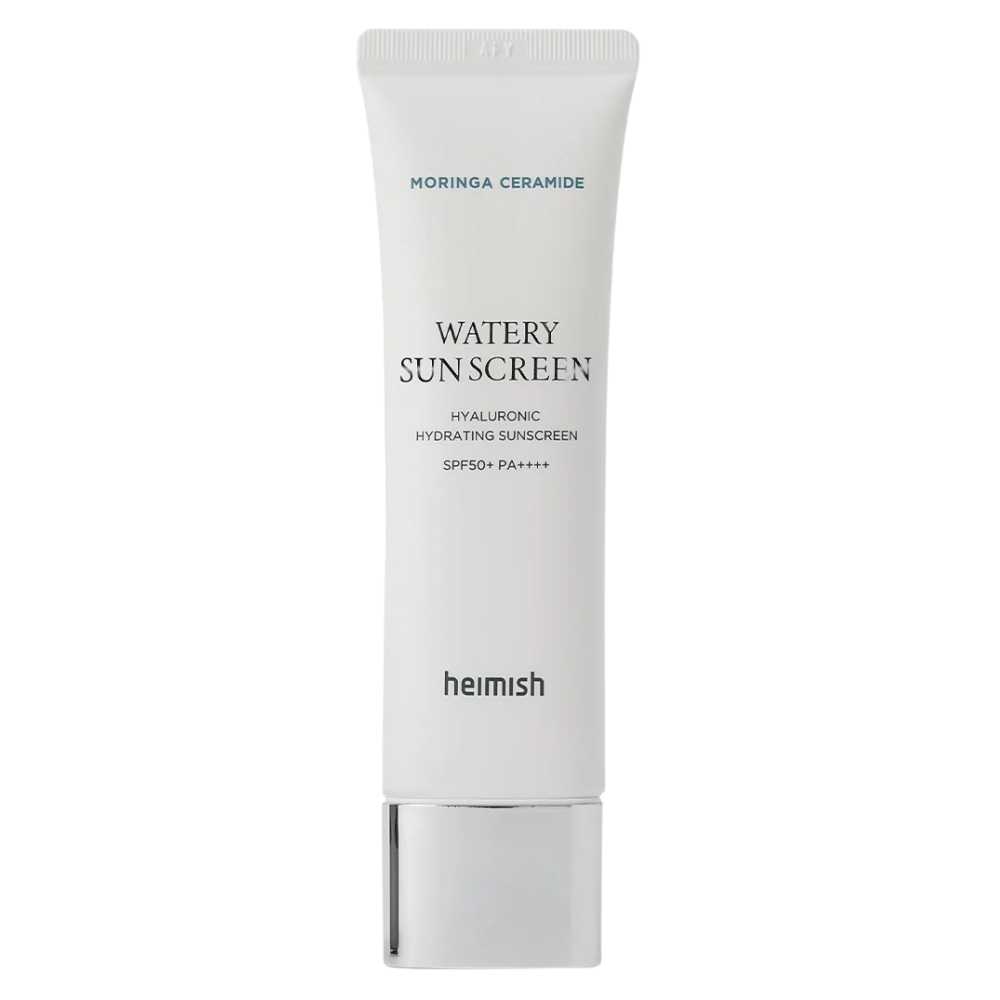 Heimish-Moringa-Ceramide-Hyaluronic-Acid-Hydrating-Watery-Sunscreen-50ml-01 Heimish - Moringa Hyaluronic Hydrating Watery Sunscreen SPF50+ PA++++, 50ml - Image 1