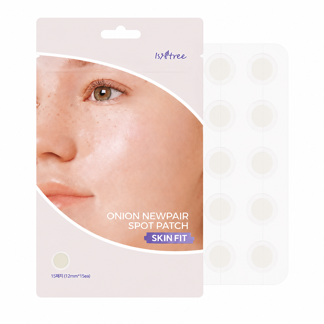Isntree-Onion-Newpear-Spot-Patch-Skin-Fit-15-each Isntree - Onion Newpair Spot Patch Skin Fit, 15 patches - Image 1