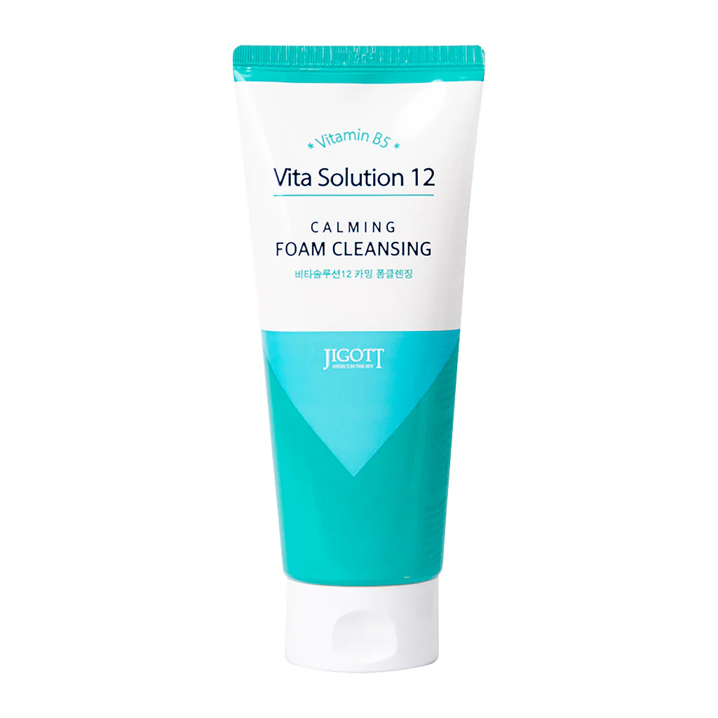 JIGOTT-VITA-SOLUTION-12-CALMING-FOAM-CLEANSING_1024x Jigott - Vita Solution 12 Calming Foam Cleansing, 180ml - Image 1