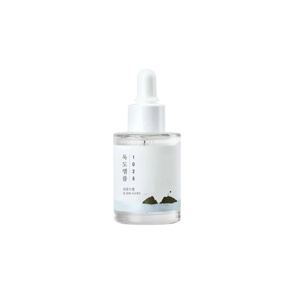 Koreanische-Kosmetik-Round-Lab-1025-Dokdo-Ampoule-45g-8809657115479_1000x Round Lab - 1025 Dokdo Ampoule - Moisturising Facial Ampoule for All Skin Types 45g - Image 1