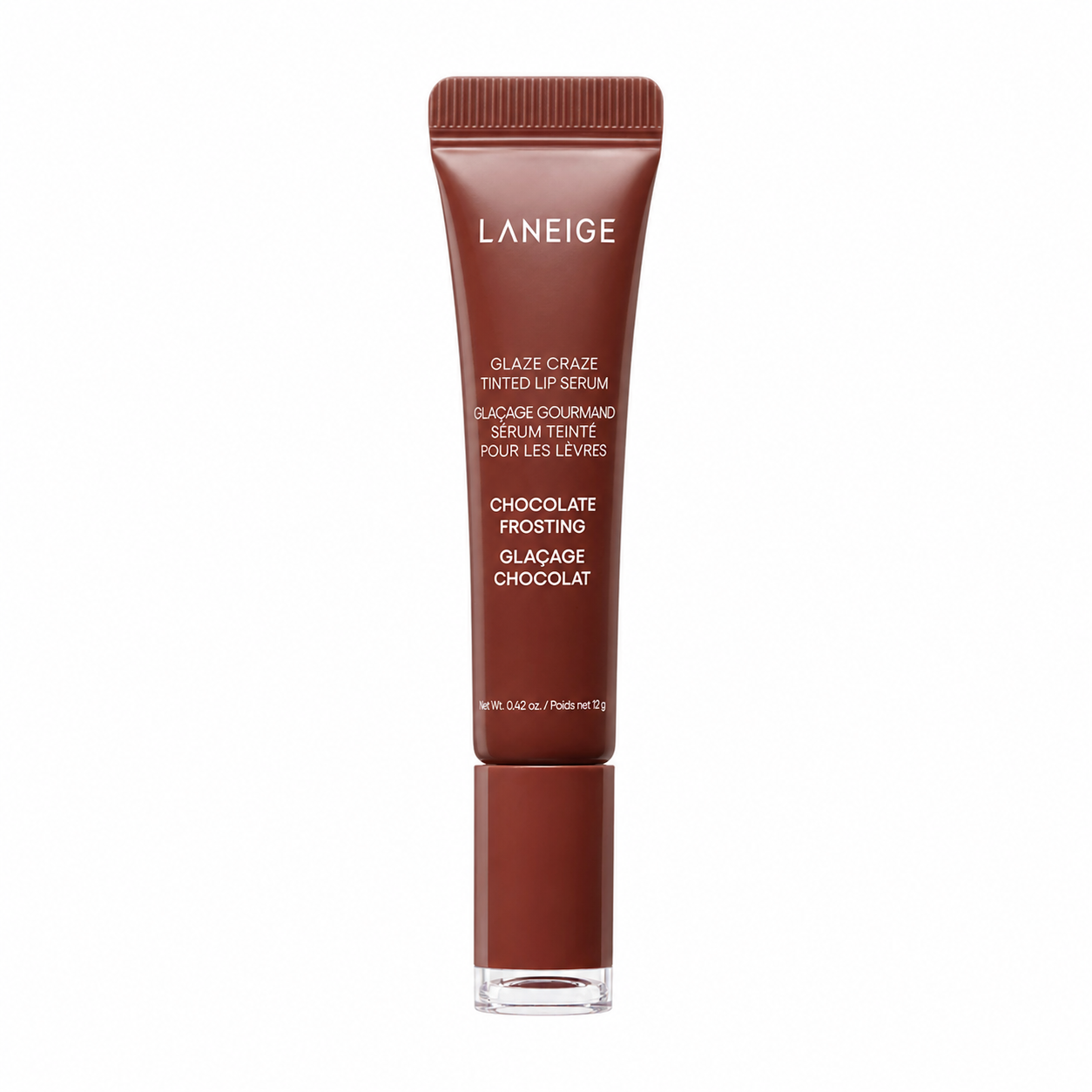 LANEIGE-–-Glaze-Craze-Tinted-Lip-Serum-Chocolate-Frosting-12g LANEIGE – Glaze Craze Tinted Lip Serum (Chocolate Frosting), 12g - Image 1