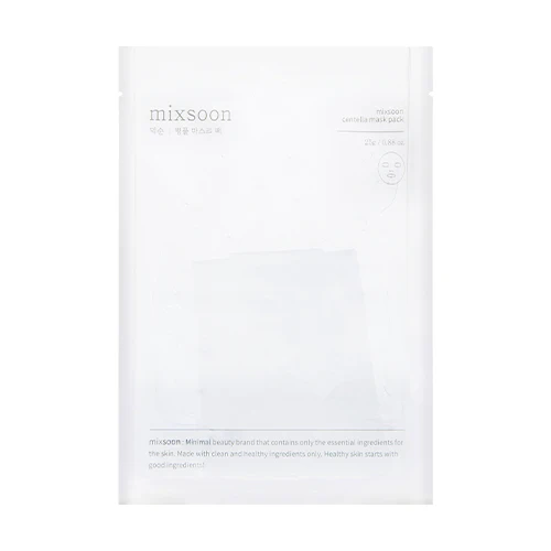 MIXSOON-Centella-Mask-pack-korean-sheet-mask-for-redness-PURESEOUL-UK-KBEAUTY-SHOP_1d752e64-1351-4efb-aad0-ce5ab8470527 Mixsoon - Centella Mask Pack, 1 piece, 25g - Image 1