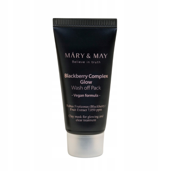 Mary-May-Blackberry-Complex-Glow-Wash-off-Pack-30g Mary & May - Blackberry Complex Glow Wash Off Pack, 30g - Image 1