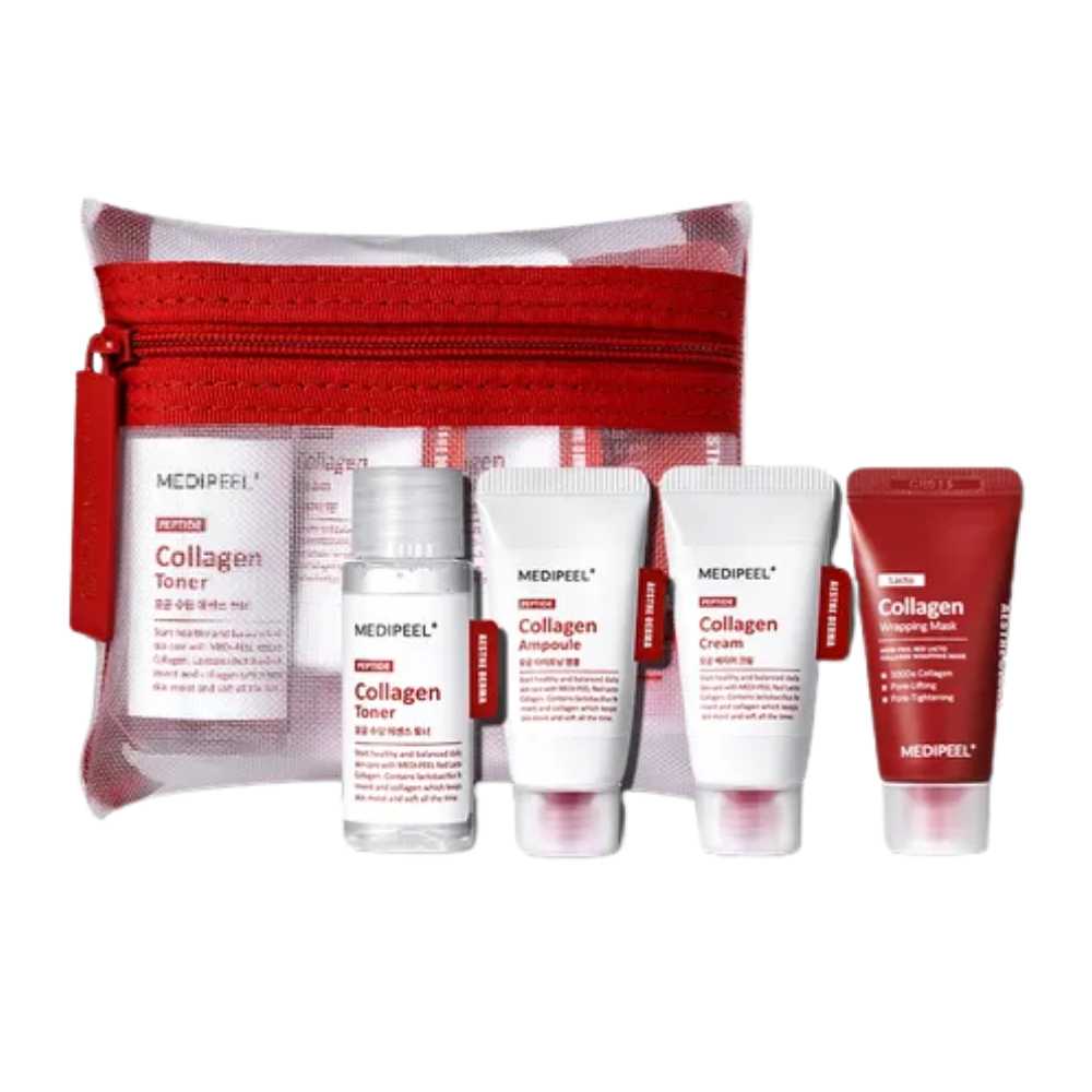 Medi-Peel-Red-Lacto-Collagen-Skin-Care-Trial-Kit-1-2 Medi-peel - Red Lacto Collagen Skin Care Trial Kit - Image 1