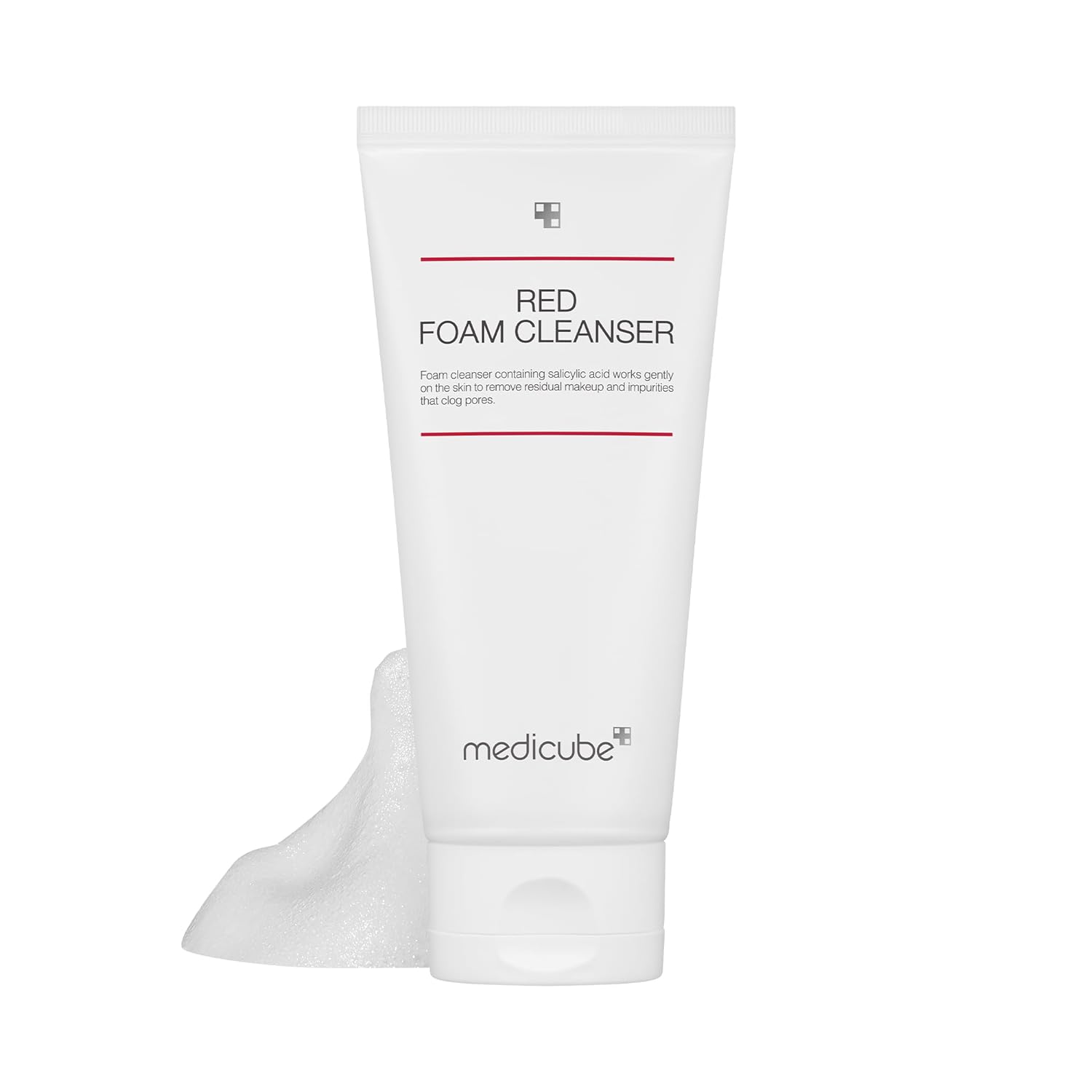 Medicube-RED-FOAM-CLEANSER-120ml-Wholesale Medicube - Red Foam Cleanser - 120ml - Image 1