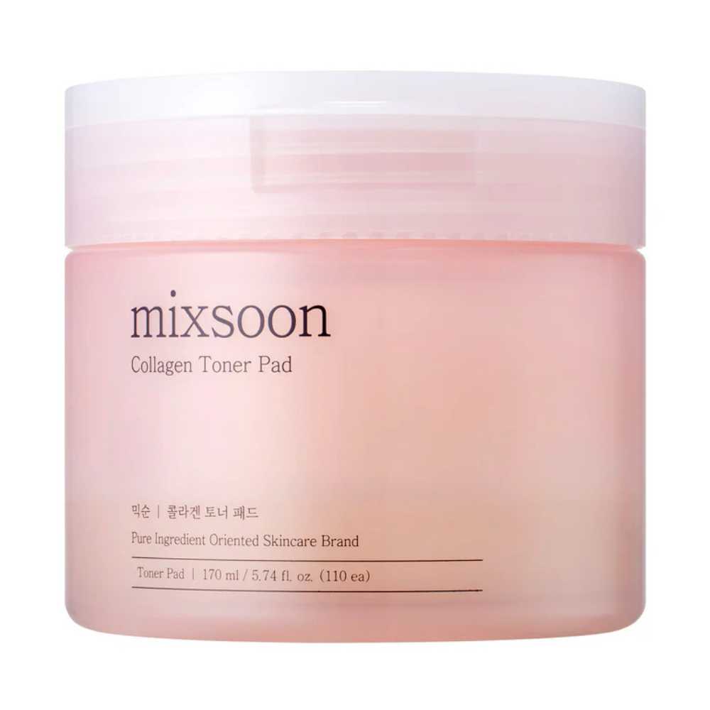 Mixsoon-Collagen-Toner-Pad-110-pads-1 Mixsoon - Collagen Toner Pad - 170ml/110pads - Image 1