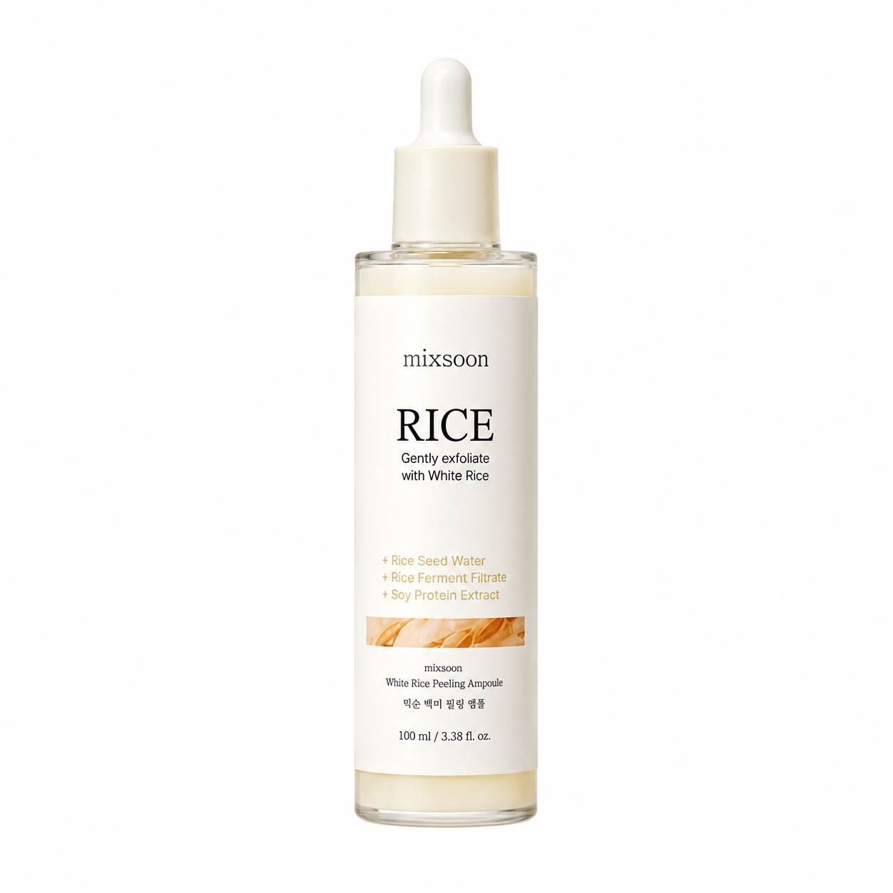 Mixsoon-White-Rice-Peeling-Ampoule-100ml Mixsoon - White Rice Peeling Ampoule, 100ml - Image 1