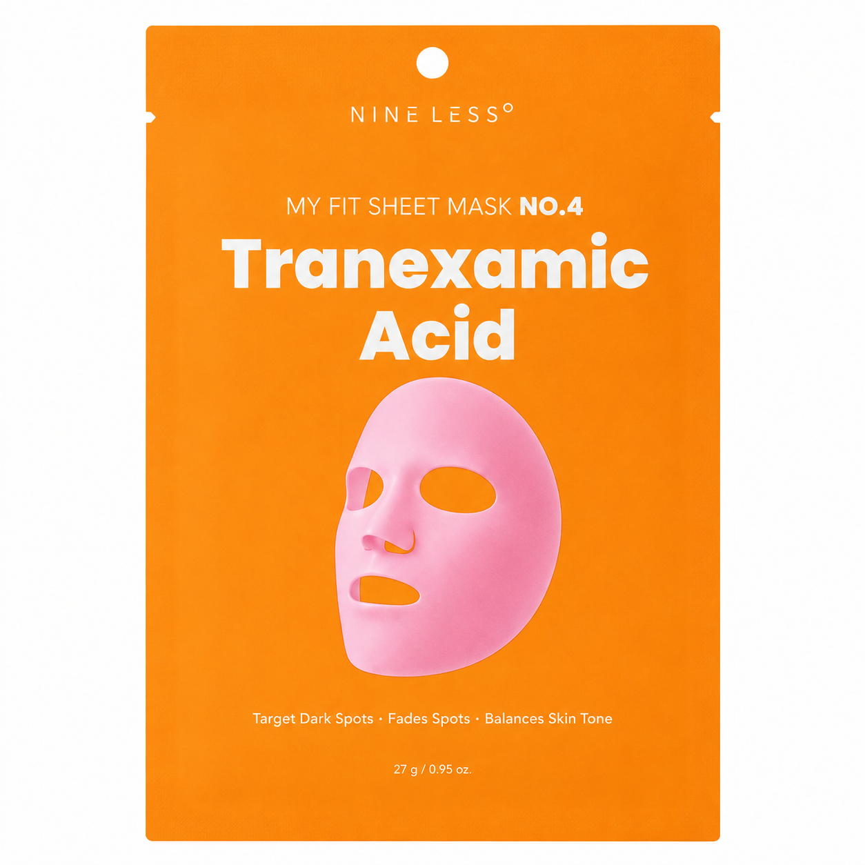 NINELESS-My-Fit-Sheet-Mask-NO.4-Tranexamic-Acid-1-sheet NINE LESS - My Fit Sheet Mask NO.4 Tranexamic Acid, 1 sheet - Image 1