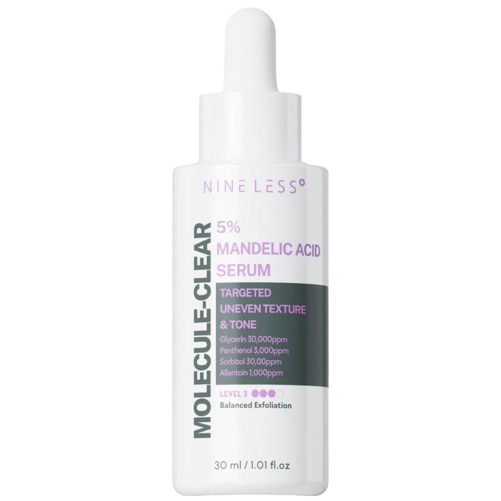 Nine-Less-Molecule-Clear-5-Mandelic-Acid-Serum NINELESS - Molecule-Clear 5% Mandelic Acid Serum, 30ml - Image 1