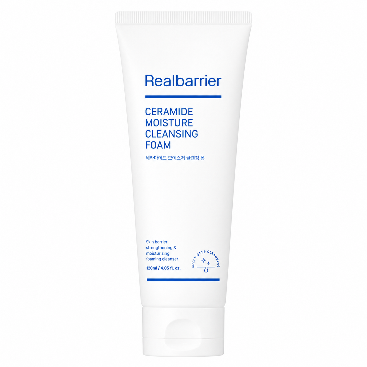 Realbarrier-Ceramide-Moisture-Cleansing-Foam-120ml Realbarrier - Ceramide Moisture Cleansing Foam, 120ml - Image 1