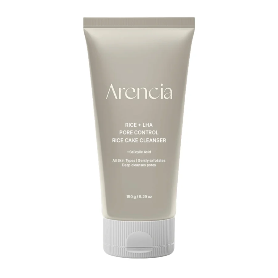 Rice_LHAPoreControlRiceCakeCleanser Arencia - Rice + LHA Pore Control Rice Cake Cleanser, 150ml - Image 1