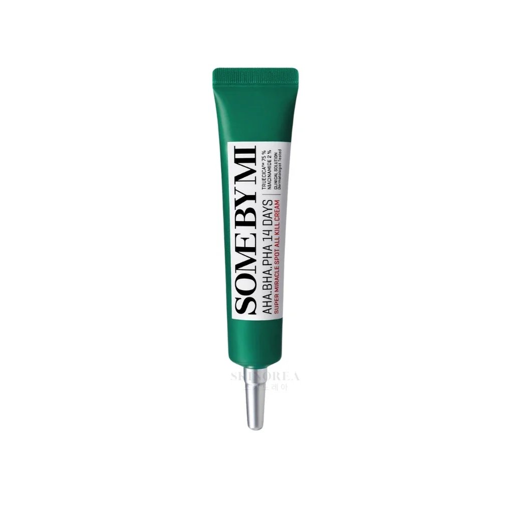SOME-BY-MI-AHA-BHA-PHA-14-Days-Super-Miracle-Spot-All-Kill-Cream-30ml_1 SOME BY MI - AHA, BHA, PHA 14 days Super Miracle Spot All Kill Cream - 30ml - Image 1