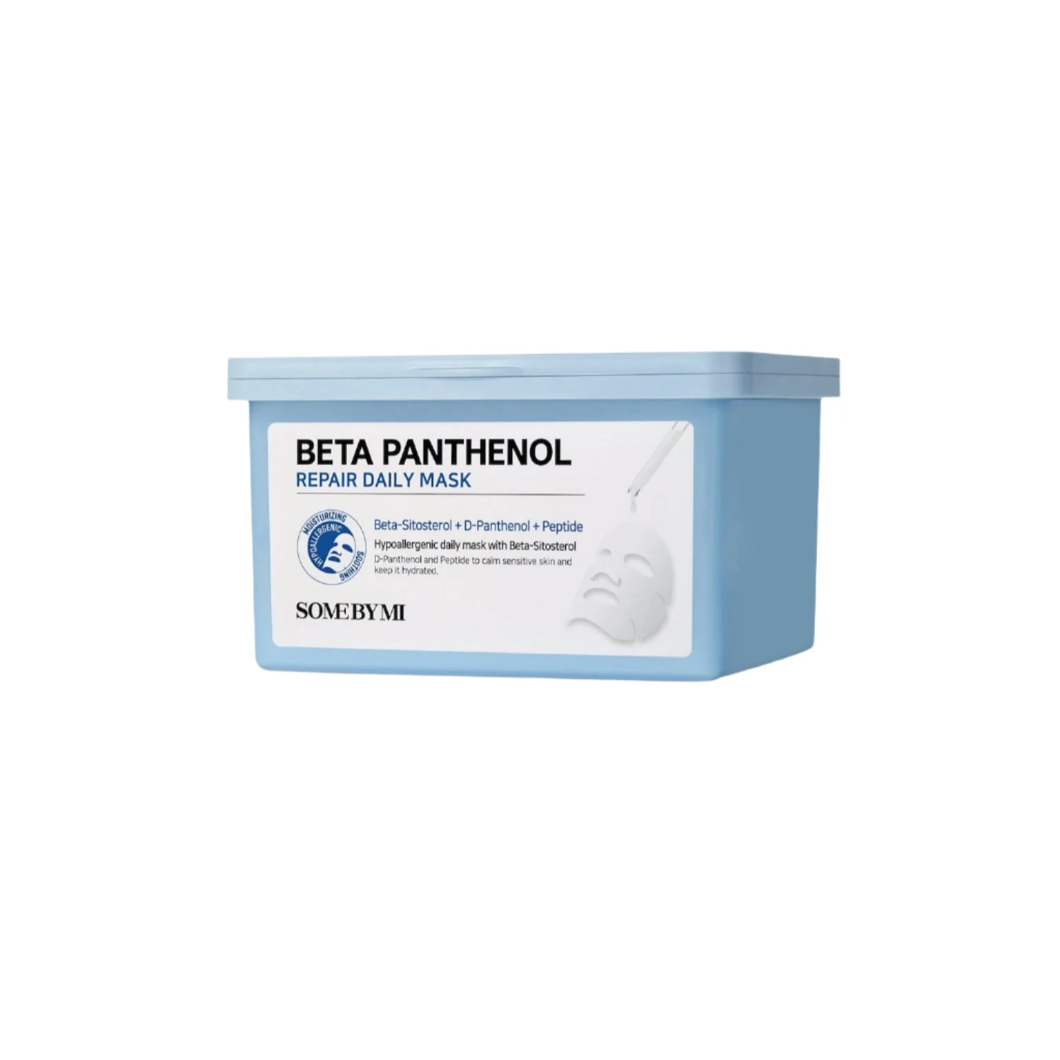 SOME_BY_MI_BETA_PANTHENOL_REPAIR_DAILY_MASK_30ea__packshot SOME BY MI - Beta Panthenol Repair Daily Mask - 30pcs - Image 1