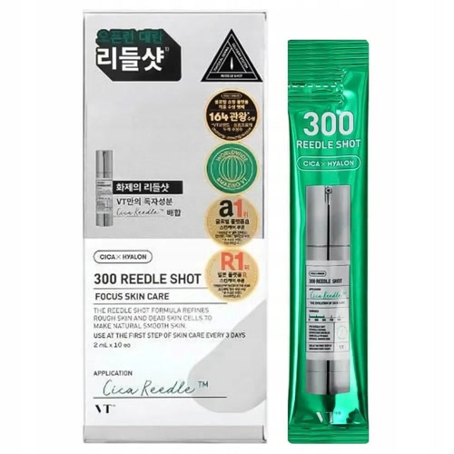 Serum-do-twarzy-Reedle-Shot-300-Microneedle-Facial-2-ml-10 VT Cosmetics - Reedle Shot 300, Stick Pouch, (2ml*10ea) - Image 1