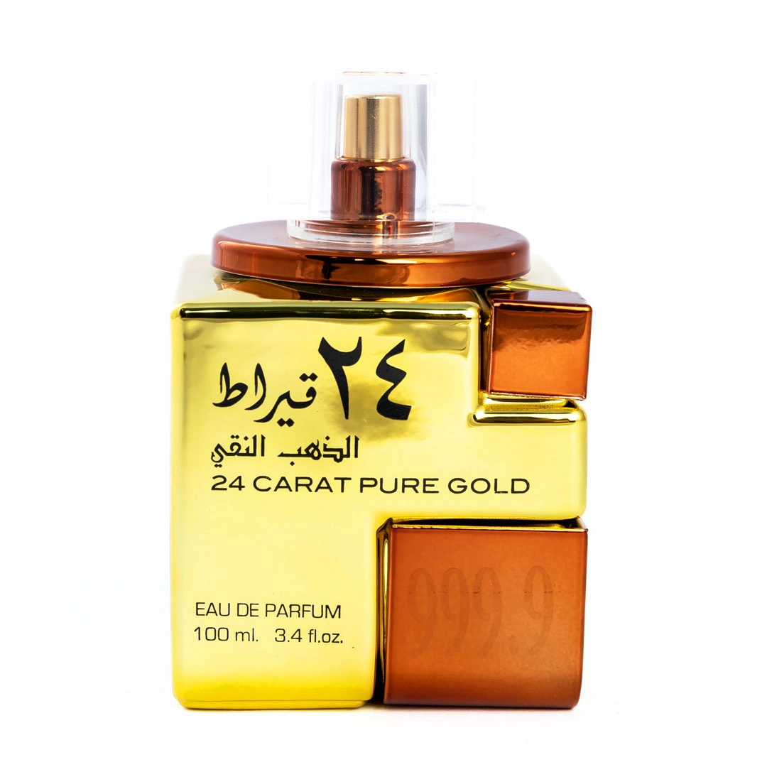 Spray-24-Carat-Gold1 Lattafa – 24 Carat Pure Gold 100ml - Image 1