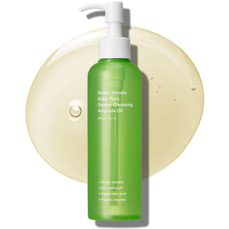 Sungboon-Editor-Green-Tomato-Double-Cleansing-Ampoule-Oil-Nudie-GlowSungboon-Editor-Green-Tomato-Double-Cleansing-Ampoule-Oil-Nudie-Glow-Australia_800x Sungboon Editor - Green Tomato Deep Pore Double Cleansing Ampoule Oil 200g - Image 1