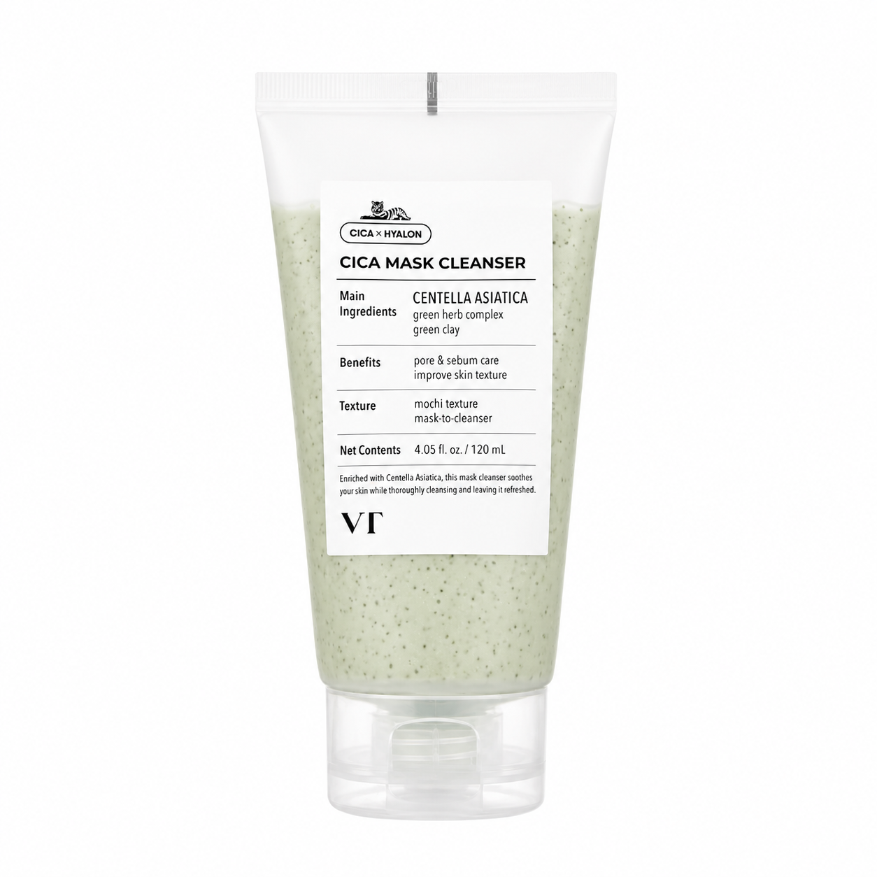 VT-Cosmetics-Cica-Mask-Cleanser-120ml VT Cosmetics - Cica Mask Cleanser, 120ml - Image 1
